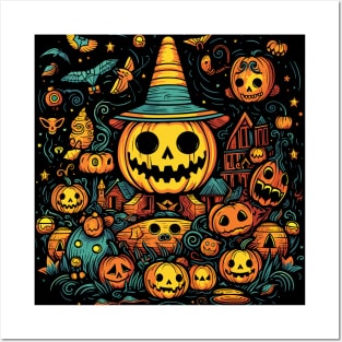 Pumpkin King Halloween Season Posters and Art